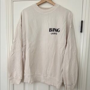 ANINE Bing pink Jaci heirlooms sweatshirt